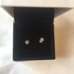 Pandora Silver Star Studs